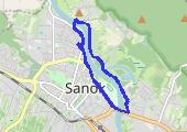 Trasa z dnia 2012-11-11 18:53 - mapa trasy gps - bieganie
