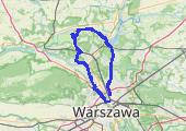 Narew i Wisła - mapa trasy gps - rower trekkingowy