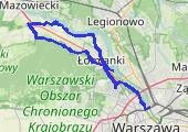 Do Łomnej na ognisko - mapa trasy gps - rower trekkingowy