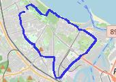 Trasa z dnia 2014-10-30 06:54 - mapa trasy gps - rower miejski