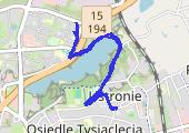 Trasa z dnia 2014-10-30 09:46 - mapa trasy gps - rower górski