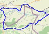 Pół na pół - Polska - Czechy - Staszkowe Tereny - mapa trasy gps - rower górski