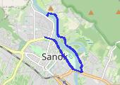 Trasa z dnia 2012-11-14 18:50 - mapa trasy gps - bieganie