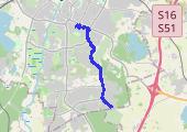 Trasa z dnia 2014-11-02 09:45 - mapa trasy gps - spacer