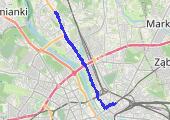 Trasa z dnia 2014-07-14 21:45 - mapa trasy gps - rower szosowy