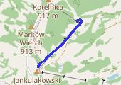 Trasa z dnia 2014-02-03 10:54 - mapa trasy gps - snowboard