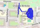 Trasa z dnia 2012-11-16 18:02 - mapa trasy gps - marsz
