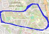 Trasa z dnia 2014-11-04 17:25 - mapa trasy gps - bieganie
