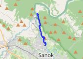 Przez mgłę do cerkiewki..2012-11-16 19:23 - mapa trasy gps - bieganie