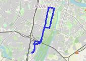 Trasa z dnia 2014-11-04 19:50 - mapa trasy gps - bieganie