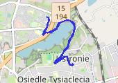 Trasa z dnia 2014-11-05 15:21 - mapa trasy gps - rower górski