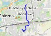 Trasa z dnia 2014-11-05 14:17 - mapa trasy gps - rower górski