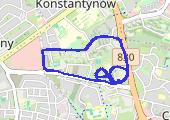 Trasa z dnia 2012-11-17 20:15 - mapa trasy gps - bieganie
