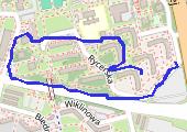 Trasa z dnia 2012-11-17 20:25 - mapa trasy gps - bieganie