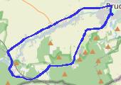 Standard ale dobrym czasie - mapa trasy gps - rower górski