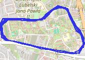 Trasa z dnia 2014-11-07 20:05 - mapa trasy gps - bieganie