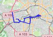 Trasa z dnia 2014-10-18 22:18 - mapa trasy gps - spacer