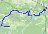 Szlak Partyzantów AK - mapa trasy gps - marsz