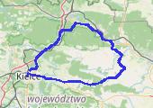 Trasa z dnia 2014-11-09 17:01 - mapa trasy gps - rower trekkingowy