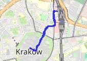 Trasa z dnia 2014-11-10 00:30 - mapa trasy gps - spacer