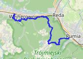 Szlak Zagórskiej Strugi - mapa trasy gps - marsz