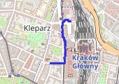 Trasa z dnia 2014-11-10 09:40 - mapa trasy gps - spacer
