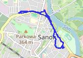 Trasa z dnia 2014-11-10 11:54 - mapa trasy gps - spacer
