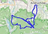 Kocierz x 2, Żar - mapa trasy gps - rower górski
