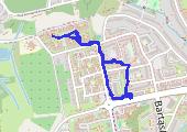 Trasa z dnia 2014-11-14 18:04 - mapa trasy gps - spacer