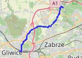 do darka - mapa trasy gps - rower górski