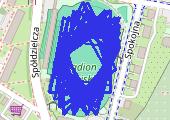 Trasa z dnia 2014-11-17 18:19 - mapa trasy gps - bieganie