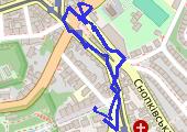Trasa z dnia 2014-11-20 14:45 - mapa trasy gps - spacer