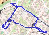Trasa z dnia 2014-11-20 10:32 - mapa trasy gps - spacer