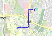 Trasa z dnia 2014-11-12 10:53 - mapa trasy gps - spacer