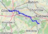 GPSies Track on GPSies.com - mapa trasy gps - rower górski