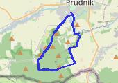 CardioTrainer_sobota ... po basenie - mapa trasy gps - nordic walking