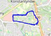 Trasa z dnia 2014-11-21 17:25 - mapa trasy gps - bieganie