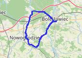 Trasa z dnia 2014-11-23 12:33 - mapa trasy gps - rower trekkingowy