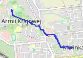 Trasa z dnia 2014-11-23 13:22 - mapa trasy gps - marsz