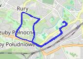 Trasa z dnia 2014-11-23 11:56 - mapa trasy gps - bieganie