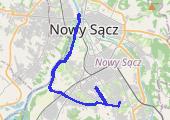 Trasa z dnia 2014-11-24 12:50 - mapa trasy gps - motocykl