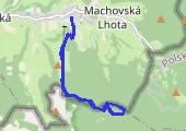 spacer po górach - mapa trasy gps - spacer