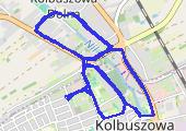 Trasa z dnia 2014-11-30 09:34 - mapa trasy gps - bieganie