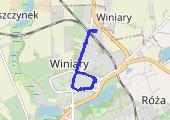 Trasa z dnia 2014-11-30 17:05 - mapa trasy gps - spacer