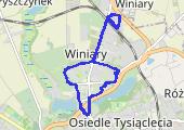 Trasa z dnia 2014-11-30 19:22 - mapa trasy gps - nordic walking
