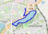 Trasa z dnia 2014-11-10 15:20 - mapa trasy gps - nordic walking