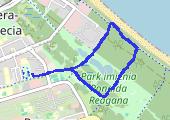 Trasa z dnia 2014-12-01 19:14 - mapa trasy gps - bieganie