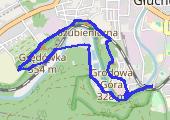 Głuchołazy Zdrój - Grodowa Góra - Grędówka - Głuchołazy Zdrój - mapa trasy gps - marsz