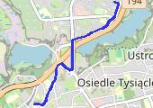 Trasa z dnia 2014-12-05 09:47 - mapa trasy gps - rower górski