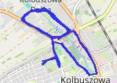 Trasa z dnia 2014-12-05 18:25 - mapa trasy gps - bieganie